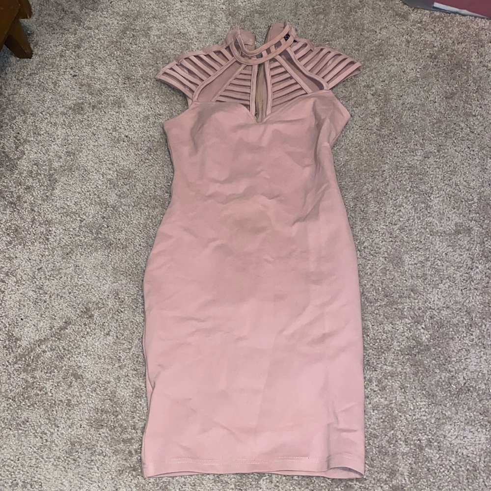 Fashion Nova Party Maxi Dress Pink